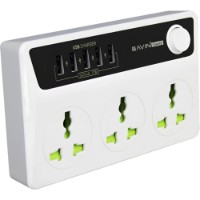 Сетевой фильтр Bavin Power Socket 3 Outlets + 4 USB White (PC512-EU) фото №2 — интернет-магазин Desire.md