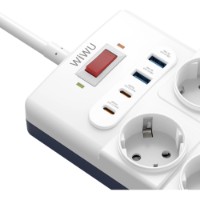 Сетевой фильтр WiWU Wi-S008 White фото №2 — интернет-магазин Desire.md