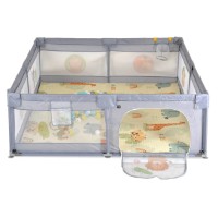 Pătuț pliabil Moni GameZone 150x200cm  Grey