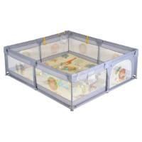 Pătuț pliabil Moni GameZone 150x200cm  Grey imaginea #2 — magazin online Desire.md