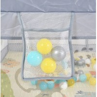 Pătuț pliabil Moni GameZone 150x200cm  Grey imaginea #5 — magazin online Desire.md