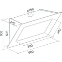 Hota Falmec Quasar 60 White Glass (CQPN60.E0P2#ZZZF491F( imaginea #4 — magazin online Desire.md