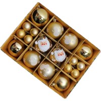 Set de jucării pentru Crăciun Christmas D6/D3 26pcs F2112 Gold imaginea #2 — magazin online Desire.md