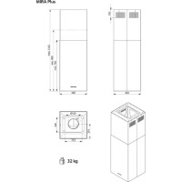 Вытяжка Falmec Mira Plus 40 Black (CMFI40.E14P2#EUN490F) фото №2 — интернет-магазин Desire.md