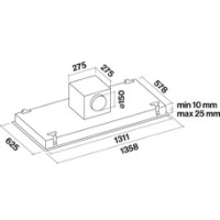 Вытяжка Falmec Nuvola 140 Stainless Steel (CNUI40.E1P2#ZZZI400F) фото №3 — интернет-магазин Desire.md