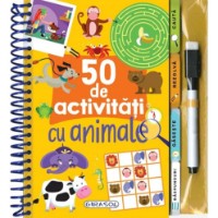 Книга 50 de activitati cu animale (9786060243915)