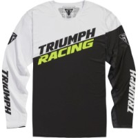 Hanorac barbat Triumph Racing Adventures White/Black (MTLS26715-XXL)