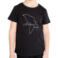 Tricou pentru copii Maxikids TU0001 Black, s.110-116cm imaginea #2 — magazin online Desire.md