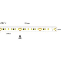 Bandă LED VL VL-SMD2835-120P-8W-8MM-220V-IP65-3000K-OL imaginea #3 — magazin online Desire.md