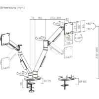 Кронштейн для монитора Lumi LDT119-C024LW фото №2 — интернет-магазин Desire.md
