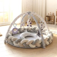Covor educativ pentru copii Moni Naya Grey 80x80x54cm imaginea #3 — magazin online Desire.md