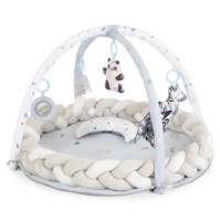 Covor educativ pentru copii Moni Naya Grey 80x80x54cm