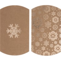 Набор подарочных коробочек DPCraft Snowflakes 2pcs 10x11cm (DPBO-038)