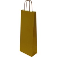 Пакет крафт Florio Carta 14x9x40cm Gold (SH57471)