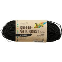 Rafie naturală Folia Raffia-Naturbast 50g Black (9090)