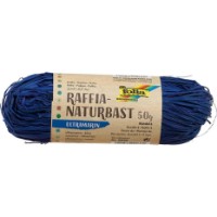 Rafie naturală Folia Raffia-Naturbast 50g Ultramarin (9036)