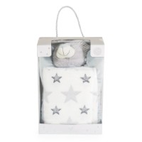 Jucărie-pătură Moni Sleepy Bear Grey 90x75 imaginea #2 — magazin online Desire.md