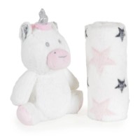 Jucărie-pătură Moni Unicorn Stars 90x75cm