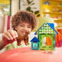 Конструктор Magna-Tiles Dog House Set 13pcs (252013DHMT) фото №4 — интернет-магазин Desire.md