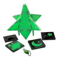 Set de construcție Magna-Tiles Glow Set 16pcs (18816)