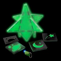Set de construcție Magna-Tiles Glow Set 16pcs (18816) imaginea #2 — magazin online Desire.md