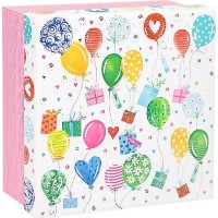 Cutie cadou New World Balloons 15.5x15.5x7.5cm Pink (BOX-8839-S)