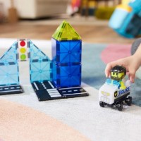 Set de construcție Magna-Tiles Police Patrol Set 20pcs (252020MT) imaginea #3 — magazin online Desire.md