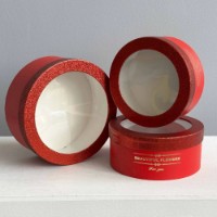 Круглые коробки с окошком New World Beautiful Red 3pcs