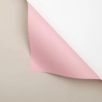 Бумага корейская New World Bicolor 58x58cm 165 Pink + Beige 20pcs