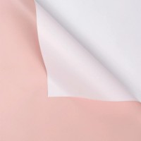 Бумага корейская New World Bicolor 58x58cm 167 White + Icy Pink 20pcs 
