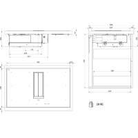 Индукционная панель Falmec Quantum (CUZQ90.04P8#ZZZN461F) фото №5 — интернет-магазин Desire.md