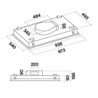 Hota Falmec Stella 90 Black (CSMI90.E3P2#ZZZN400F) imaginea #4 — magazin online Desire.md