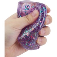 Antistress Essa Toys Magic Glitter Ice Cube 5x5x5cm Purple (176247) imaginea #2 — magazin online Desire.md