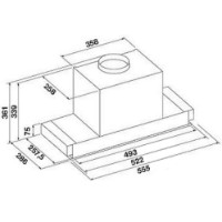 Hota Falmec Gruppo Incasso Comfort 50 Black (CGIW50.E34P2#EUN490F) imaginea #3 — magazin online Desire.md