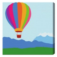 Tablou pe numere Art Gallery Premium Balon multicolor 20x20cm (BX3012)