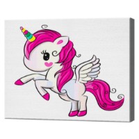 Tablou pe numere Art Gallery Premium Unicorn cute 20x30cm (CX4995)