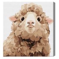 Tablou pe numere Art Gallery Premium Oiță 20x20cm (BX3438)