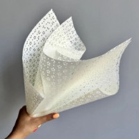 Hârtie coreană New World Flowers 58x58cm 111 White 10pcs imaginea #2 — magazin online Desire.md