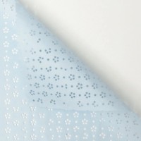 Hârtie coreană New World Flowers 58x58cm 131 Light Blue 10pcs