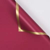 Hârtie coreană New World Golden Edge 58x58cm 011 Wine 20pcs