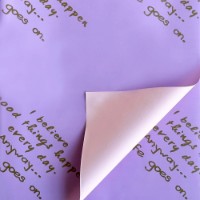 Hârtie coreană New World Good Things 58x58cm 03 Lilac & Pink 20pcs