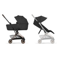 Carucior Cybex Coya 2in1 Rosegold Sepia Black (526000177) imaginea #8 — magazin online Desire.md