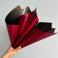 Hârtie coreană New World Metallic 58x58cm 11 Flame Red 20pcs