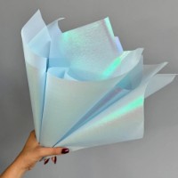 Hârtie coreană New World Northern Lights 58x58cm 135 Blue 20pcs imaginea #2 — magazin online Desire.md
