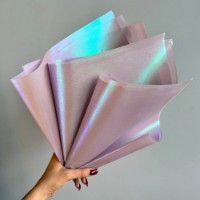 Hârtie coreană New World Northern Lights 58x58cm 166 Lilac 20pcs imaginea #2 — magazin online Desire.md