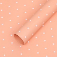 Hârtie coreană New World Polka Dot 58x58cm 051 Orange 20pcs