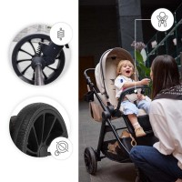 Carucior Kinderkraft Vesto 2 2in1 Beige (KSVEST02BEG2000) imaginea #3 — magazin online Desire.md