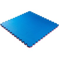 Mat sportiv Eva Puzzle 1х1m 2cm Blue/Red (7853) imaginea #4 — magazin online Desire.md