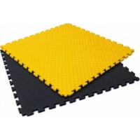 Mat sportiv Eva Puzzle 1х1m 2cm (7870) Yellow/Black