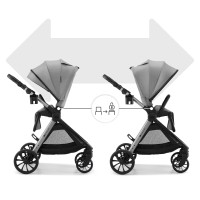 Carucior Kinderkraft Vesto 2 2in1 Gray (KSVEST02GRY2000) imaginea #7 — magazin online Desire.md